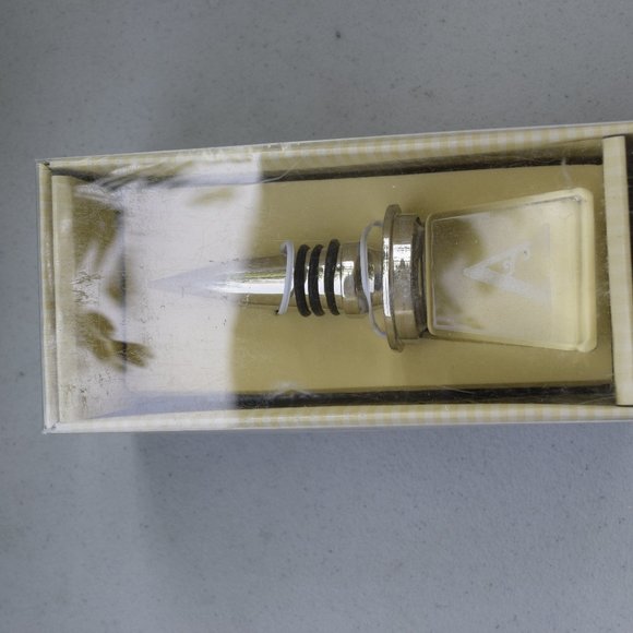 Monogram Wine Bottle Stoppers - Picture 1 of 9